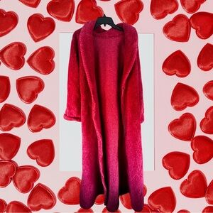 Women's Red Long robe
